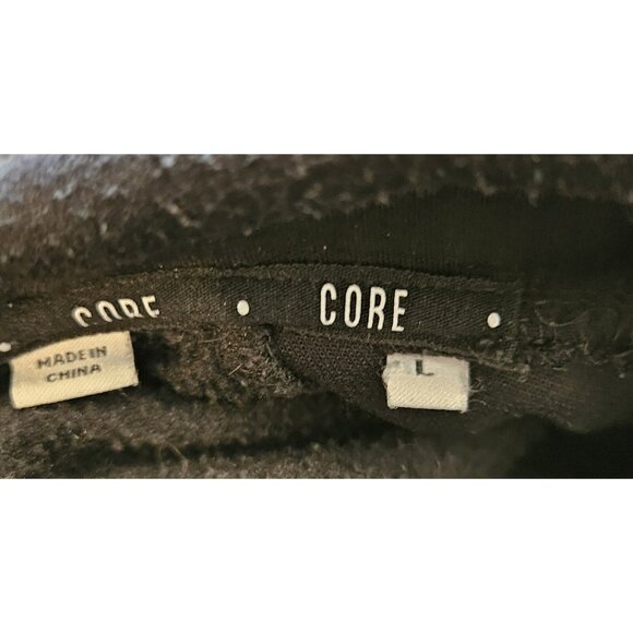 Jack & Jones Core Mens L Black Pullover Sweatshirt Hoodie - Picture 8 of 13